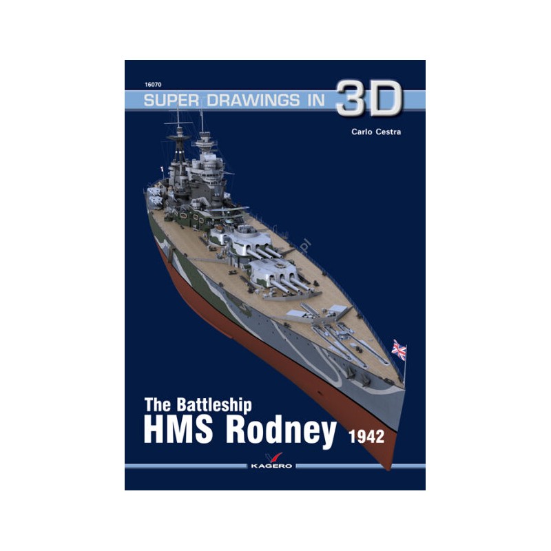 Libro de ilustraciones - Kagero 70 - The Battleship HMS Rodney