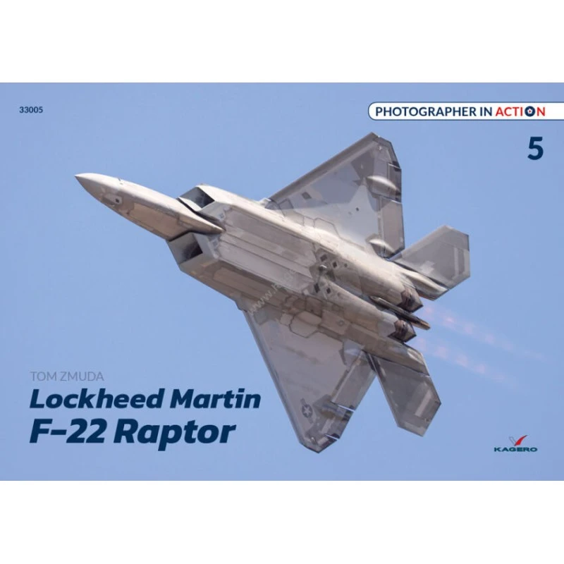 Libro Lockheed Martin F-22 Raptor de Kagero Publishing, Serie Photographer in Action