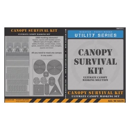 Maketar CANOPY SURVIVAL KIT MASKING KABUKI TAPE