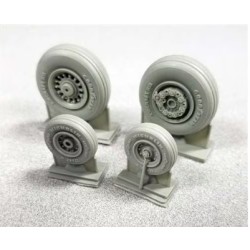 True Details 1/48 Grumman F-14D Tomcat WHEELS SET