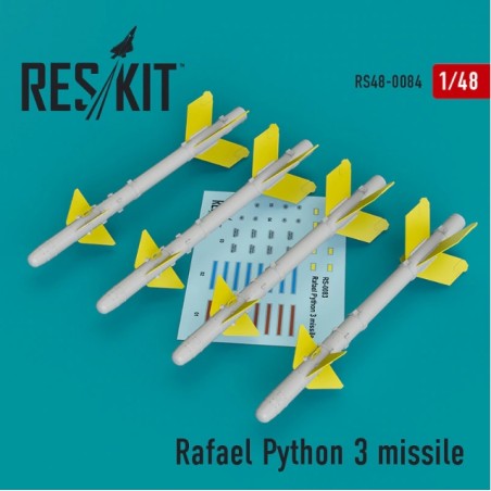 reskit 1/48 RAFAEL PYTHON 3 MISSILE (4PCS)