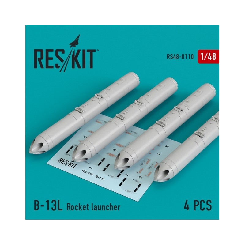 reskit 1/48 B-13L CLUSTER UNIT (4PCS)