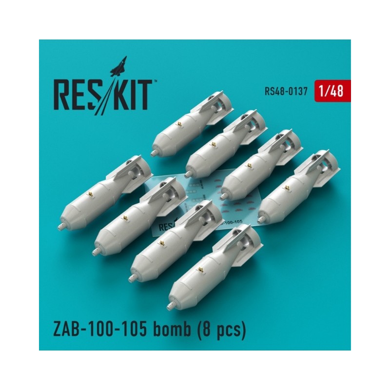 reskit 1/48 ZAB-100-105 BOMB (8PCS)