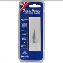 Swann Morton Trimaway. 3 fixed-blade disposable knives with own protective guard 