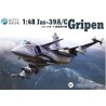 Maqueta a escala 1/48 del Saab JAS-39A/C Gripen, caza multirrol moderno fabricado por Kitty Hawk