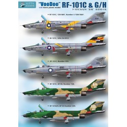 Kittyhawk 1/48 RF-101C & G/H Voodoo