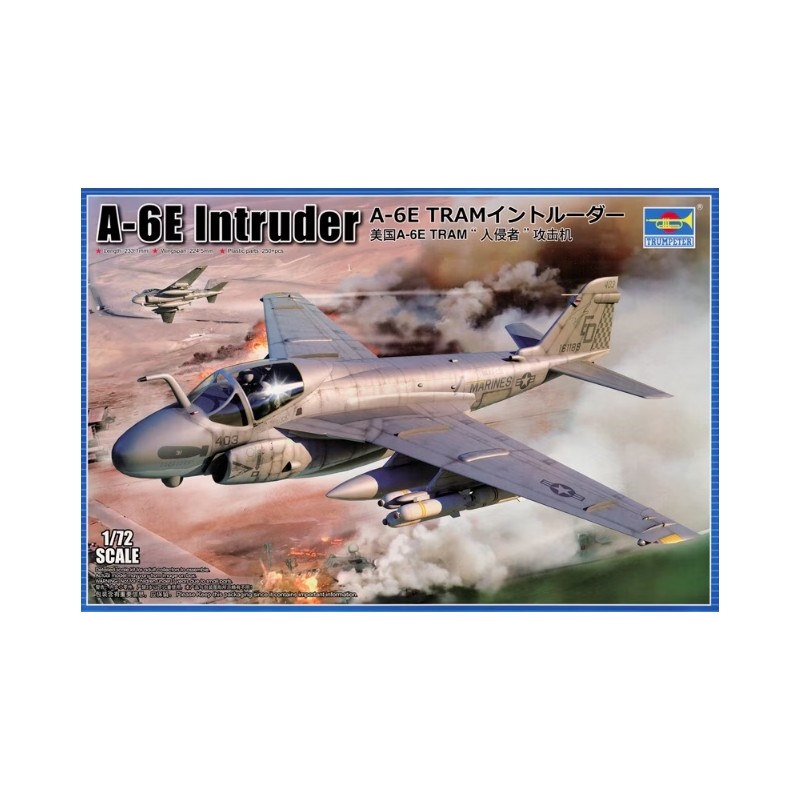 Trumpeter 1/72 A-6E TRAM Intruder aircraft model kit