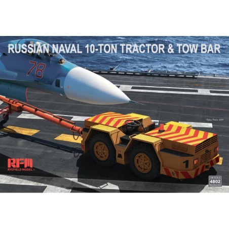 Tractor Naval Ruso 10-Ton con Barra de Remolque, Modelo 1/48 de Rye Field