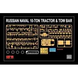 Kinetic 1/48 US NAVY Ground Supporting Equipment Set with STT Tractor model kit