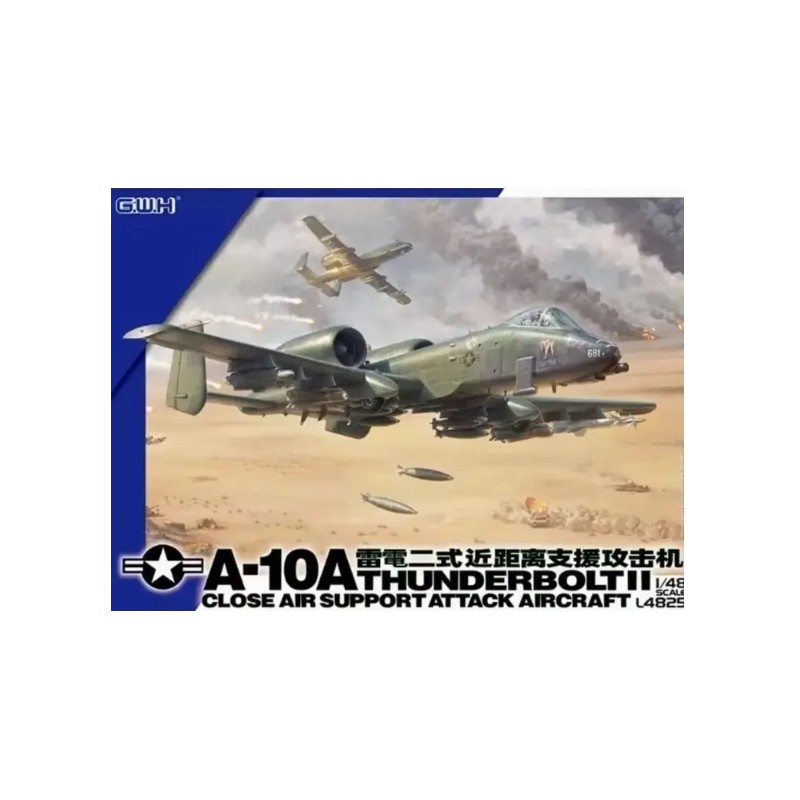 Maqueta A-10A Thunderbolt II 1/48, avión de ataque, Great Wall Hobby, disponible en Robotines