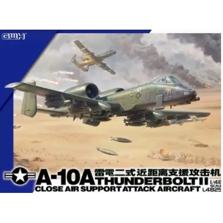 Maqueta A-10A Thunderbolt II 1/48, avión de ataque, Great Wall Hobby, disponible en Robotines