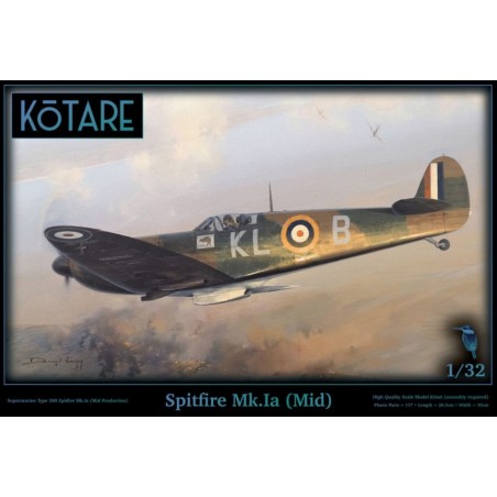 Kotare 1/32 Spitfire Mk.Ia (Mid) Aircraft Model Kit