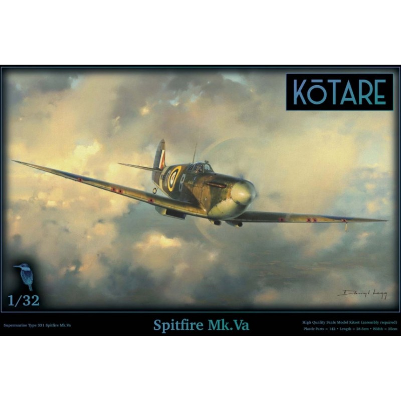 Maqueta detallada Spitfire Mk.Va 1/32 de Kotare disponible en Robotines