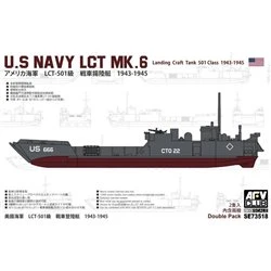 U.S. Navy LCT MK.6 landing Craft Tank 501 Class 1943-1945