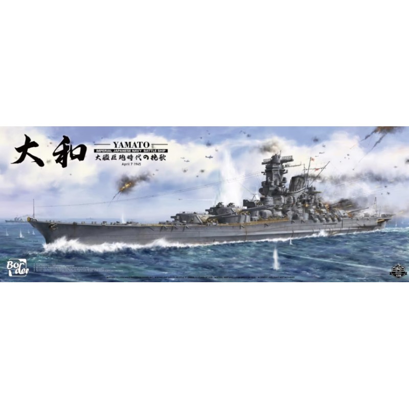 Border Model 1/350 Imperial Japanese Navy Battleship Yamato April 7 1945