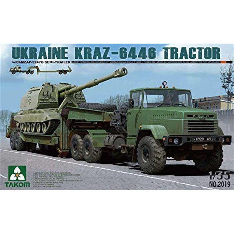 UKRAINE KRAZ-6446 TRACTOR