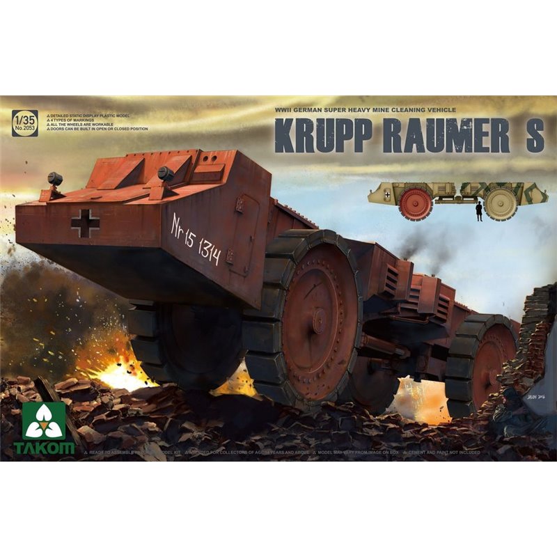 German Super Heavy Cleaning VehicleKrupp Raumer S