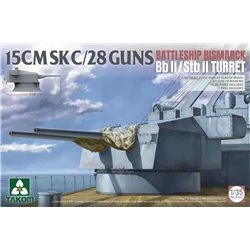 15CMSK C/28 GUNS BATTLESHIP BISMARCK Bb II / Stb II Turret