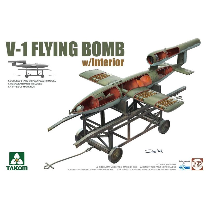 V-1 FLYING BOMB w/Interior