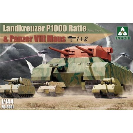 Landkreuzer P1000 Ratte(Proto Type)&Panz