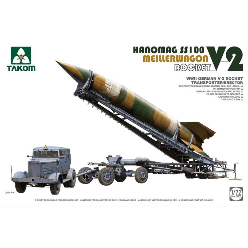 Takom 1/72 WWII German V-2 Rocket Transporter