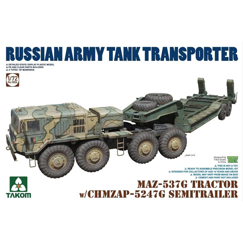 MAZ-537G Tractor w/CHMZAP-5247G SEMITRRAILER