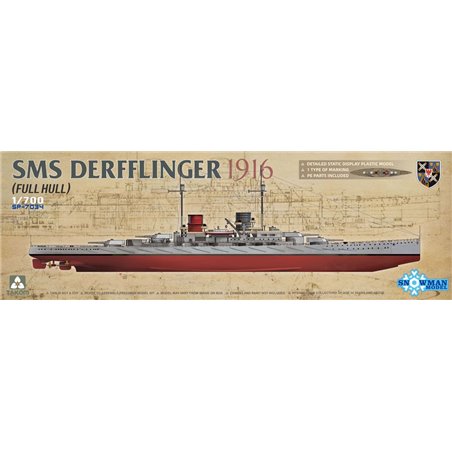 SMS DERFFLINGER 1916 (FULL HULL)