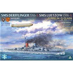 SMS DERFFLINGER 1916 & SMS LUETZOW 1916  & ZEPPELIN Q CLASS (LIMITED EDITION