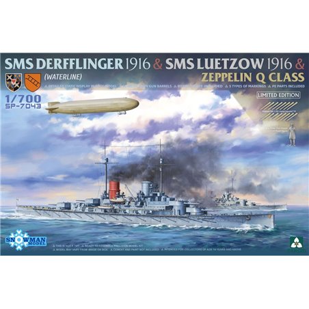 SMS DERFFLINGER 1916 & SMS LUETZOW 1916  & ZEPPELIN Q CLASS (LIMITED EDITION