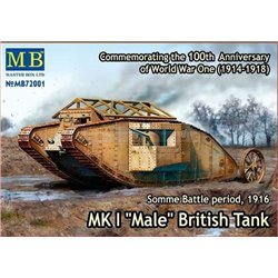 Mk I MaleBritish tank,Somme battle1916