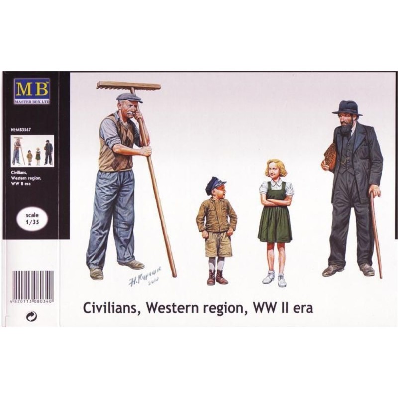 Civilians, Western region, WWII era