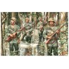 U.S. Marines in jungle, WWII era