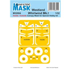 Westland Whirlwind Mk.I Inside/Outside MASK