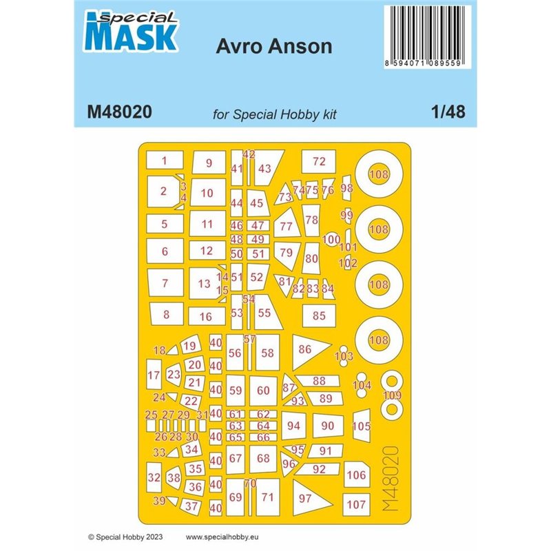 Avro Anson MASK 1/48