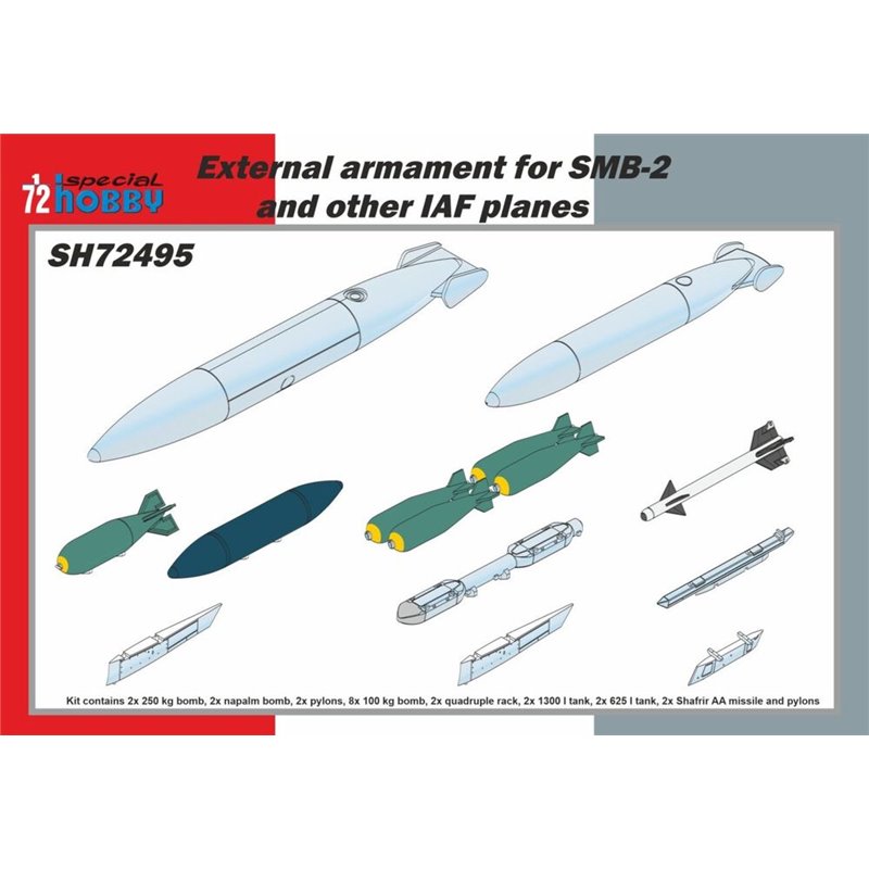 External armament for SMB-2 and other IAF planes 1/72