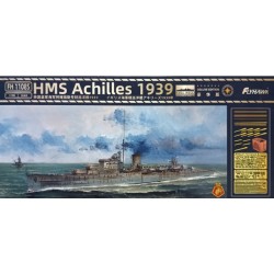 Flyhawk 1/700 HMS Achilles 1939 Light Cruiser - Deluxe Edition