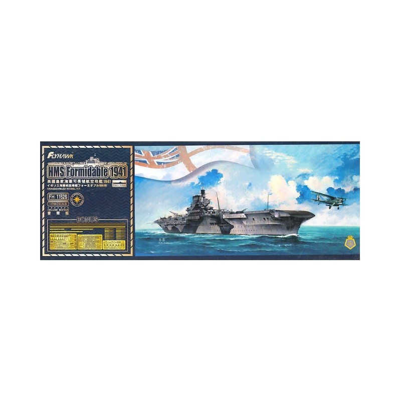 Maqueta HMS Formidable 1941 Deluxe Edition Flyhawk escala 1/700 detallada