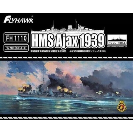 Flyhawk 1/700 HMS Ajax 1939 Light Cruiser