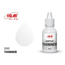 THINNER Thinner for acrylic paint bottle 50 ml