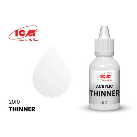 THINNER Thinner for acrylic paint bottle 50 ml