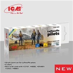 Acrylic paint set for Luftwaffe pilots 6 x 12 ml