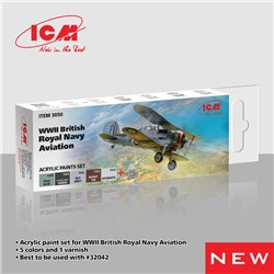 Acrylic Paint Set for WWII British Naval Aviation  6 x12 ml