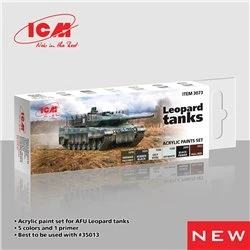 Acrylic paint set for Leopard tanks