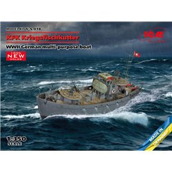 KFK Kriegsfischkutter, WWII German multi-purpose boat(100% new molds)