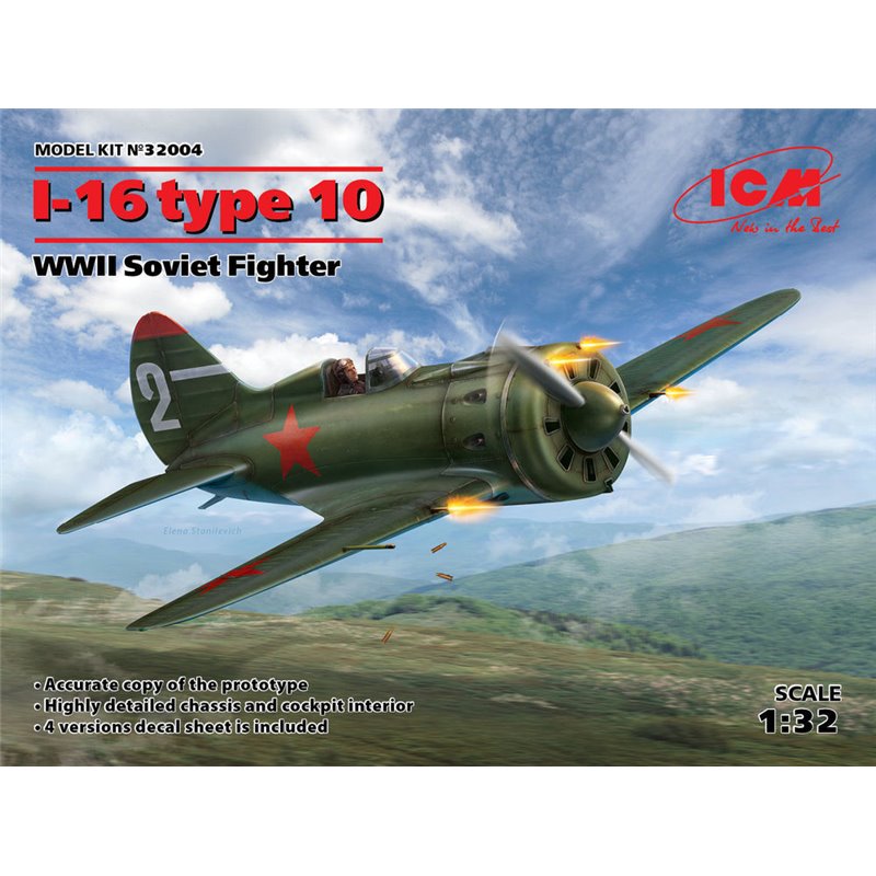 I-16 type 10, WWII Soviet Fighter