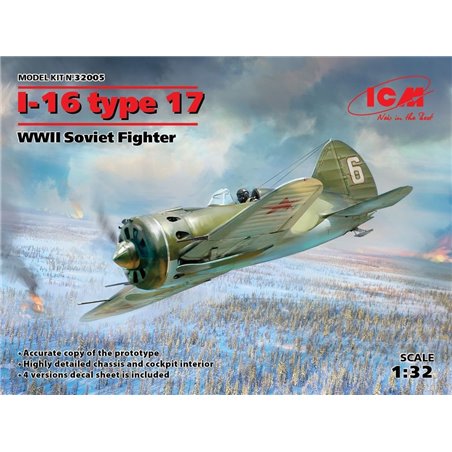 I-16 type 17, WWII Soviet Fighter