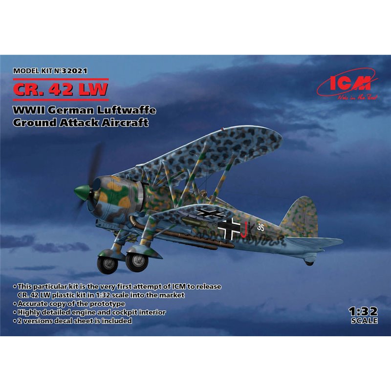 CR. 42 LW , WWII German Luftwaffe Ground Attack Aircraft