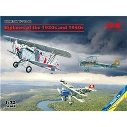 Biplanes of the 1930s and 1940s (??-51A-1, Ki-10-II, U-2/Po-2VS)