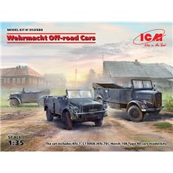 Wehrmacht Off-road Cars (Kfz1,Horch 108 Typ 40, L1500A)