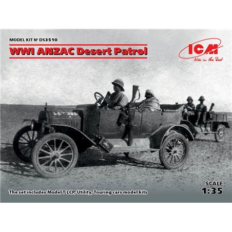 WWI ANZAC Desert Patrol (Model T LCP, Utility, Touring)